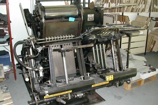 HEIDELBERG platine format 34x46